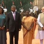 अंगोला के राष्ट्रपति जोआओ मैनुअल गोंकाल्वेस लौरेंको का भारत में राजकीय स्वागत हुआ।
