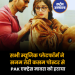 सभी म्यूजिक प्लेटफॉर्म ने सनम तेरी कसम पोस्टर से PAK एक्ट्रेस मावरा को हटाया