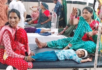 भाऊखेड़ा गांव में मटका कुल्फी से 40 बच्चे बीमार