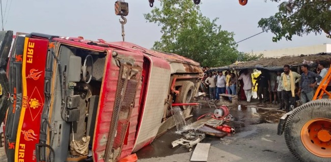 उज्जैन: फायर ब्रिगेड की गाड़ी ने कुचले लोग, 3 की मौत