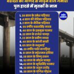 वडोदरा को आणंद से जोड़ने वाले गंभीरा पुल हादसे में मृतकों की संख्या बढ़कर 18 हो गई है.