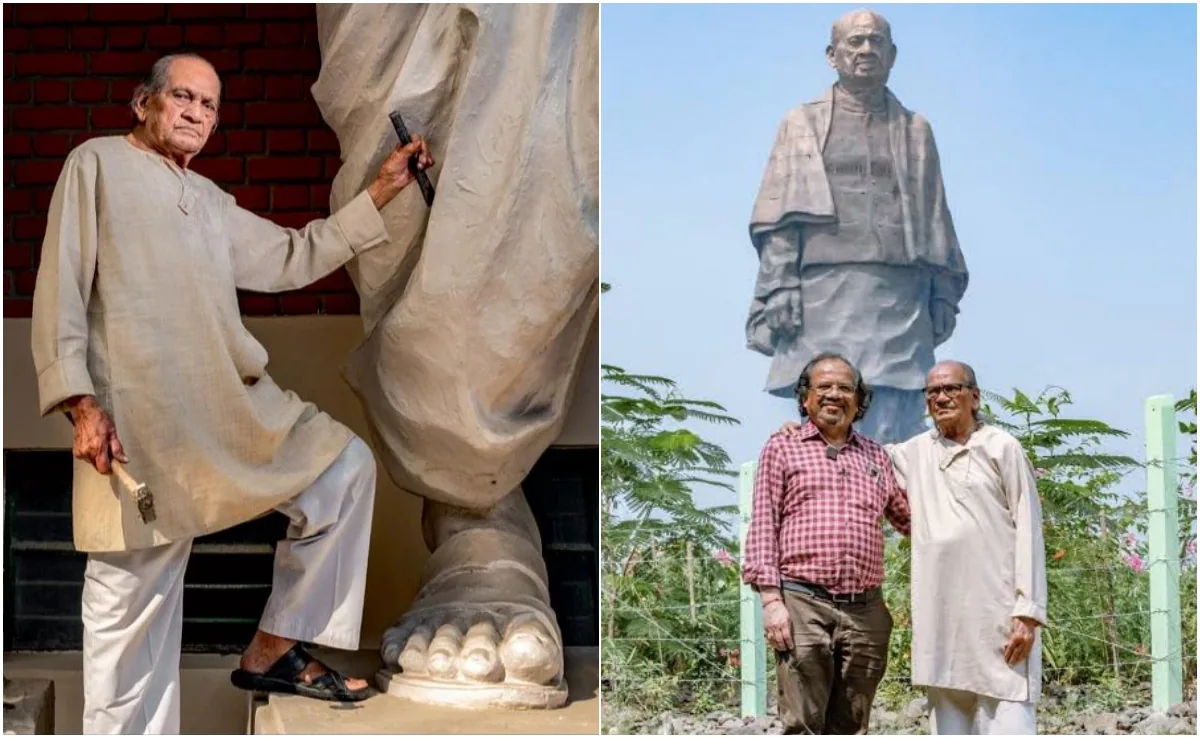 स्टैच्यू ऑफ यूनिटी बनाने वाले मशहूर मूर्तिकार राम वनजी सुतार का निधन. राम वनजी ने 100 साल की उम्र में 17 दिसंबर 2025 की मध्य रात्रि को नोएडा स्थित अपने निवास पर आखिरी सांस ली.