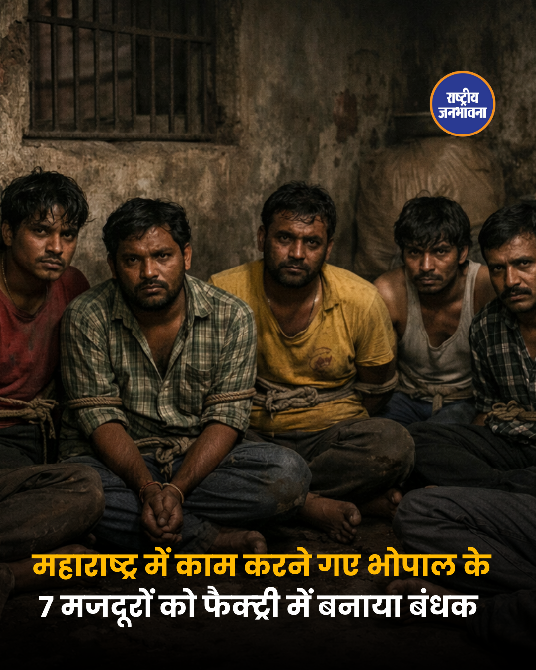 महाराष्ट्र में काम करने गए भोपाल के 7 मजदूरों को फैक्ट्री में बनाया बंधक