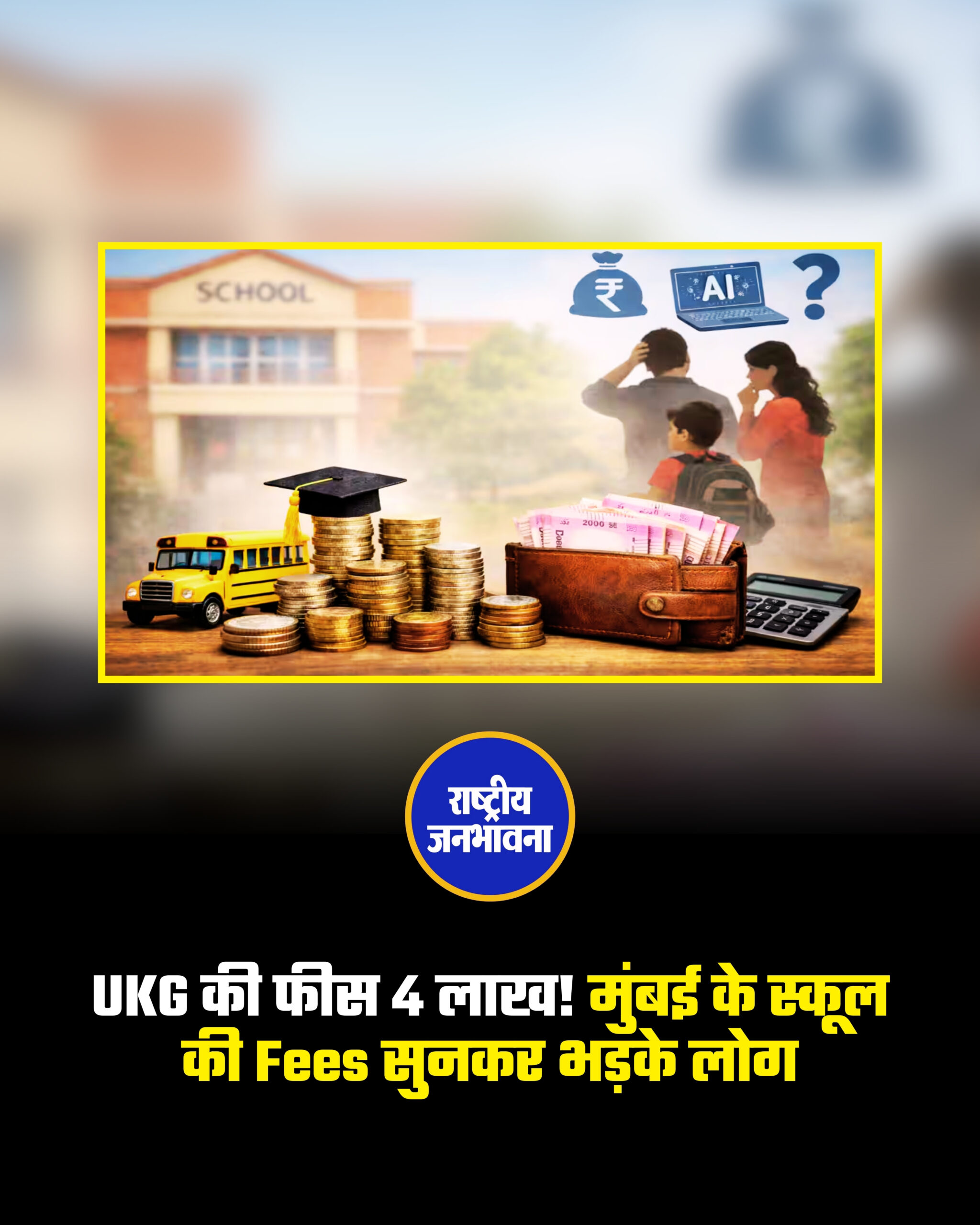 UKG की फीस 4 लाख! मुंबई के स्कूल की Fees सुनकर भड़के लोग