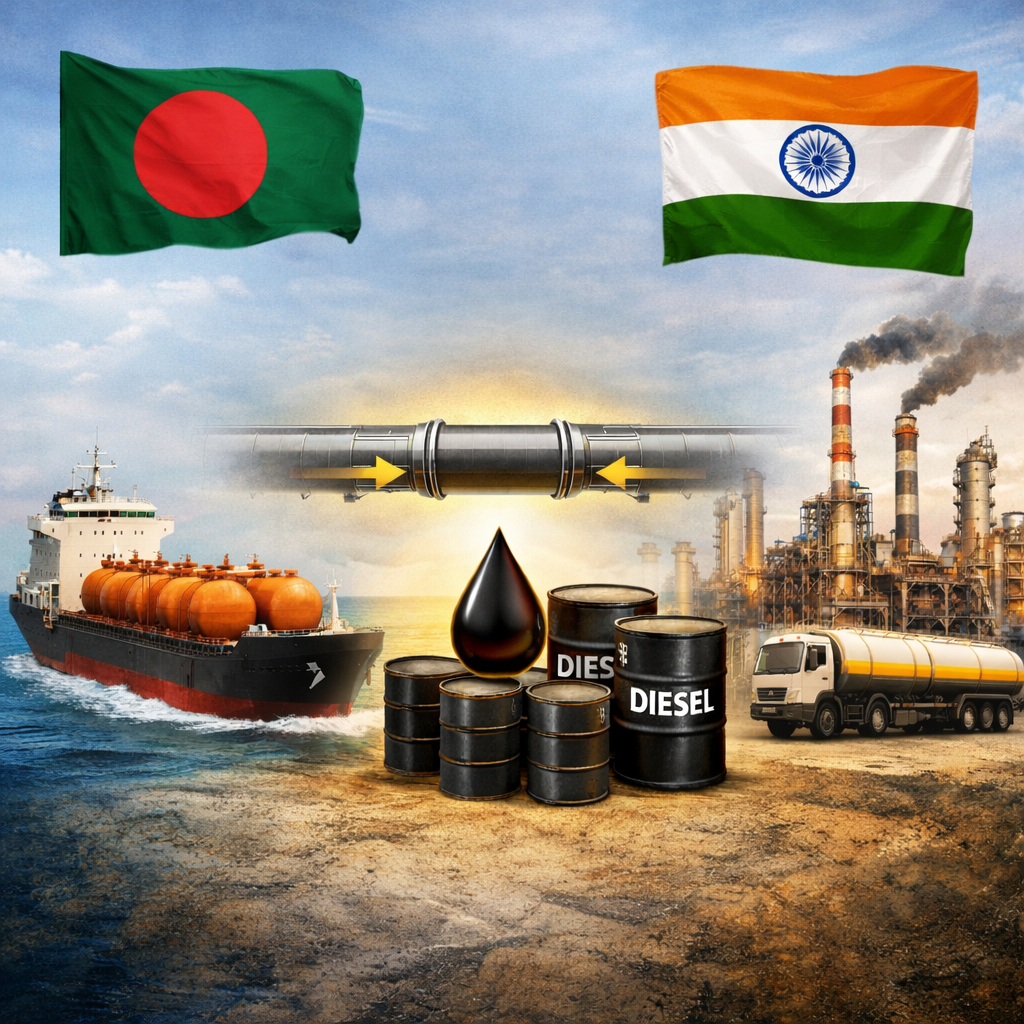 भारत से 45,000 टन डीजल खरीदेगा बांग्लादेश