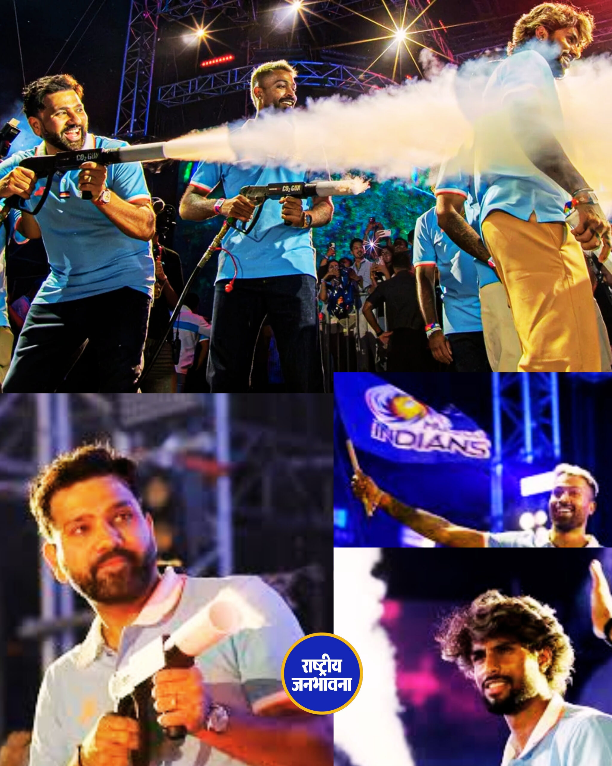 आईपीएल 2026 से पहले Mumbai Indians के खिलाड़ी मुंबई में आयोजित एक टीम इवेंट