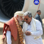 प्रधानमंत्री नरेंद्र मोदी का बेंगलुरु में गर्मजोशी से स्वागत किया गया,