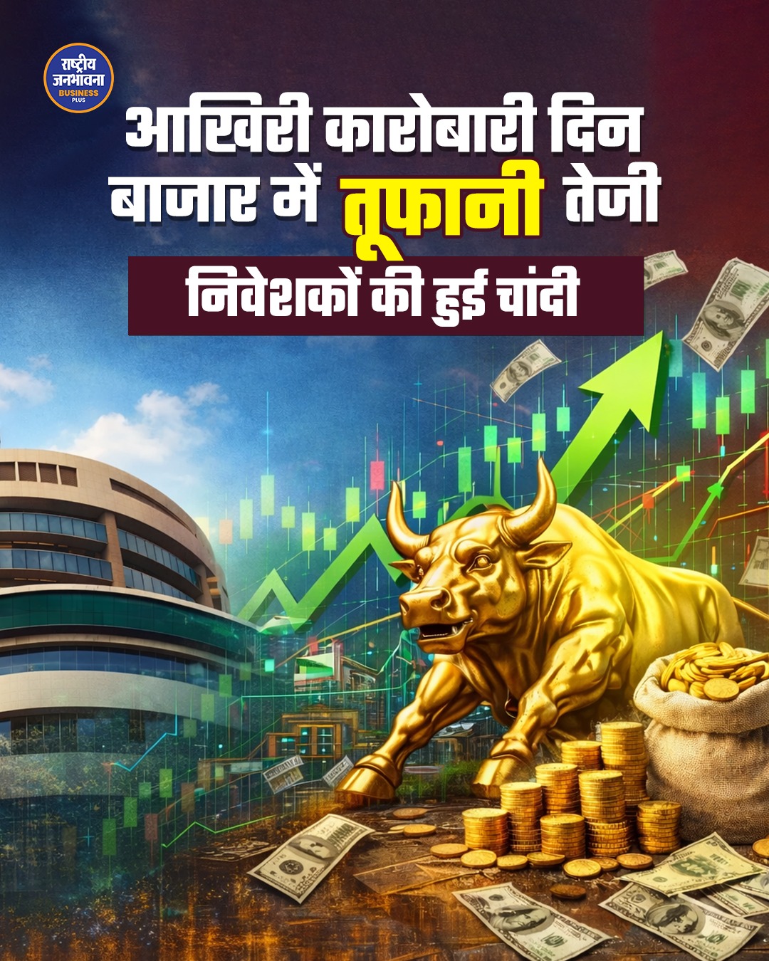 शेयर बाजार में शानदार तेजी, निवेशकों को ₹6.40 लाख करोड़ का फायदा