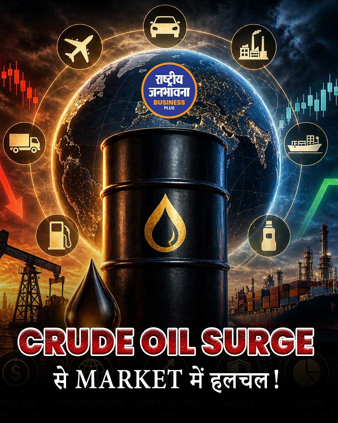 ग्लोबल बाजारों में हलचल, कच्चे तेल की तेजी से बढ़ी चिंता; भारत में सुस्त शुरुआत के संकेत
