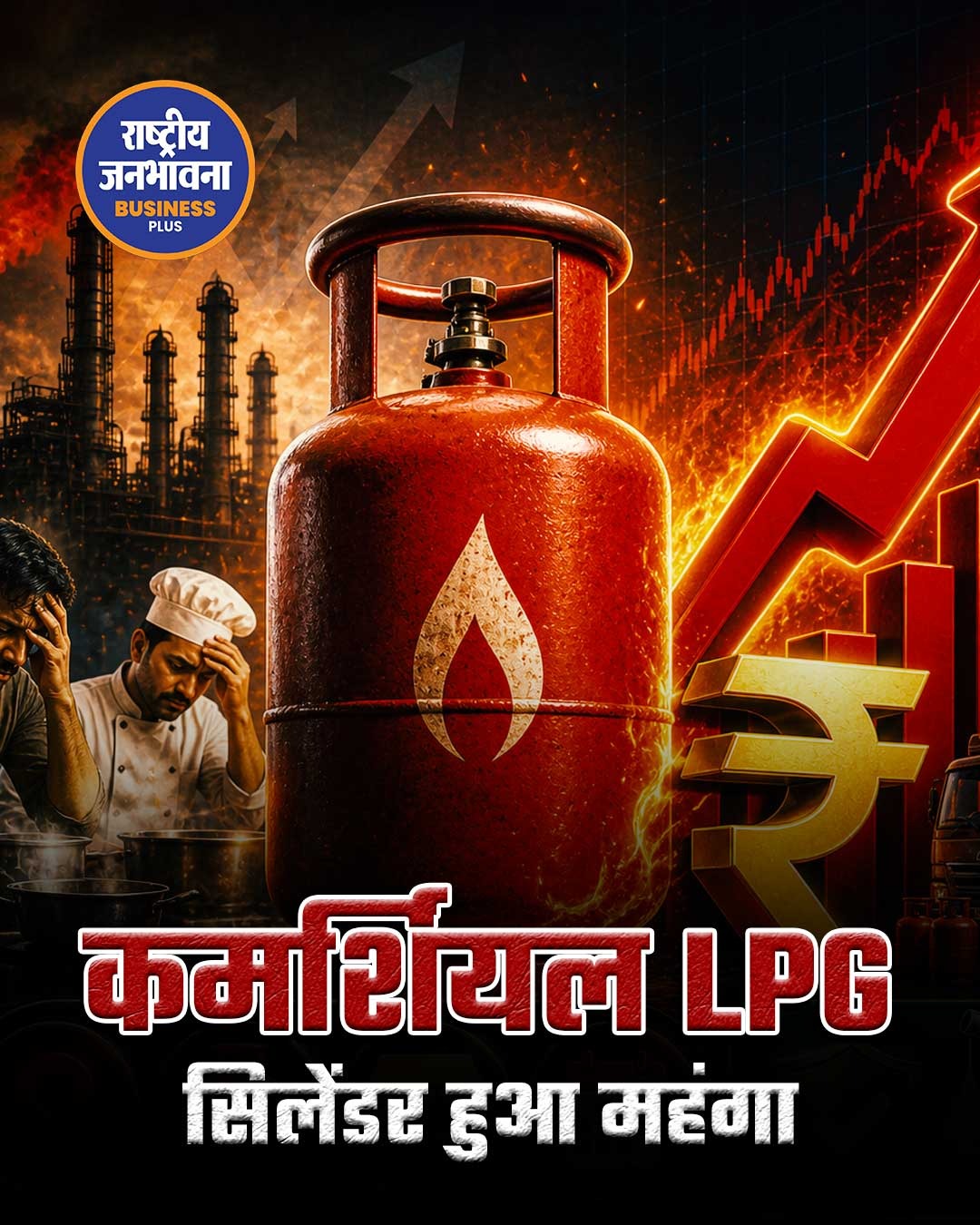 कमर्शियल LPG सिलेंडर ₹993 महंगा, घरेलू कीमतों में राहत; 1 मई से नए नियम लागू