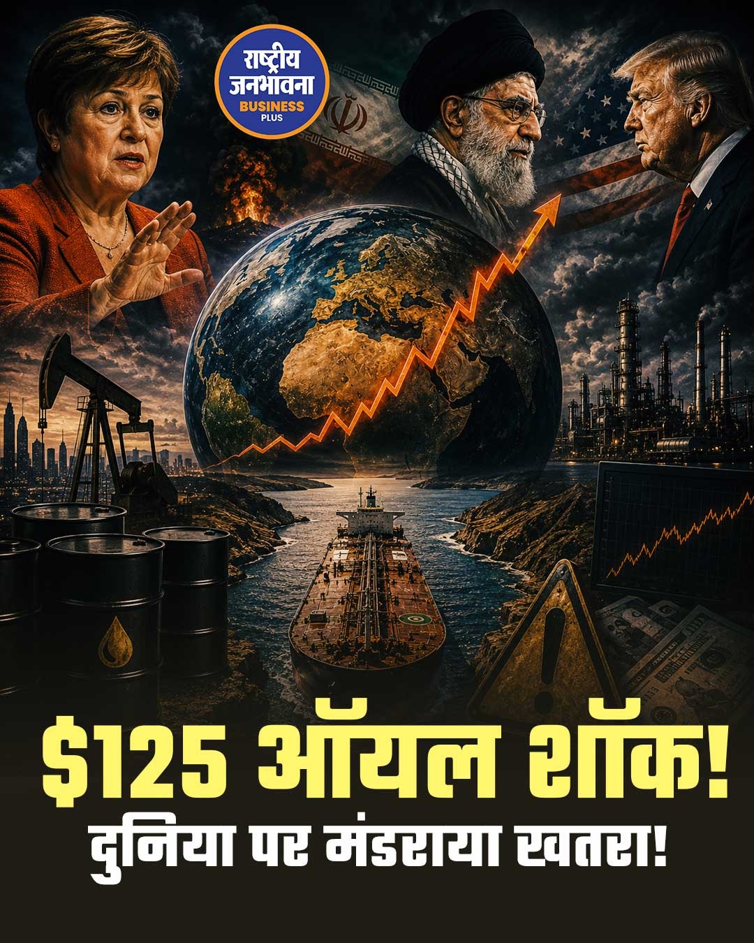 अमेरिका-ईरान तनाव पर IMF की बड़ी चेतावनी, 2027 तक जारी रहा संघर्ष तो वैश्विक अर्थव्यवस्था पर गहरा असर
