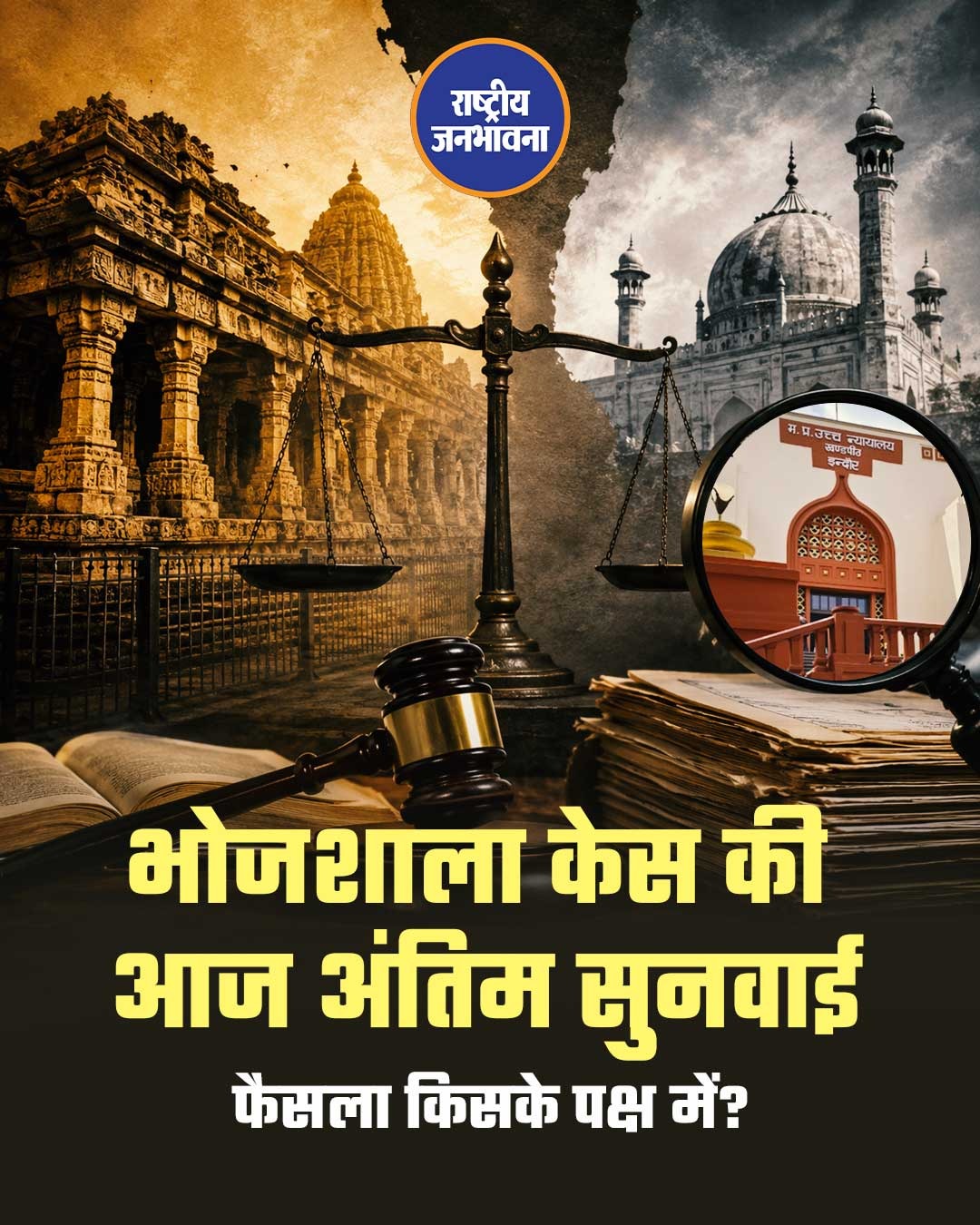 भोजशाला केस में HC में हंगामा, मुस्लिम पक्ष बोला- एएसआई रिपोर्ट भरोसे लायक नहीं, आज अंतिम बहस