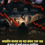 भारतीय शेयर बाजार में बड़ी गिरावट, टॉप 100 ग्लोबल कंपनियों से बाहर हुईं भारतीय दिग्गज कंपनियां