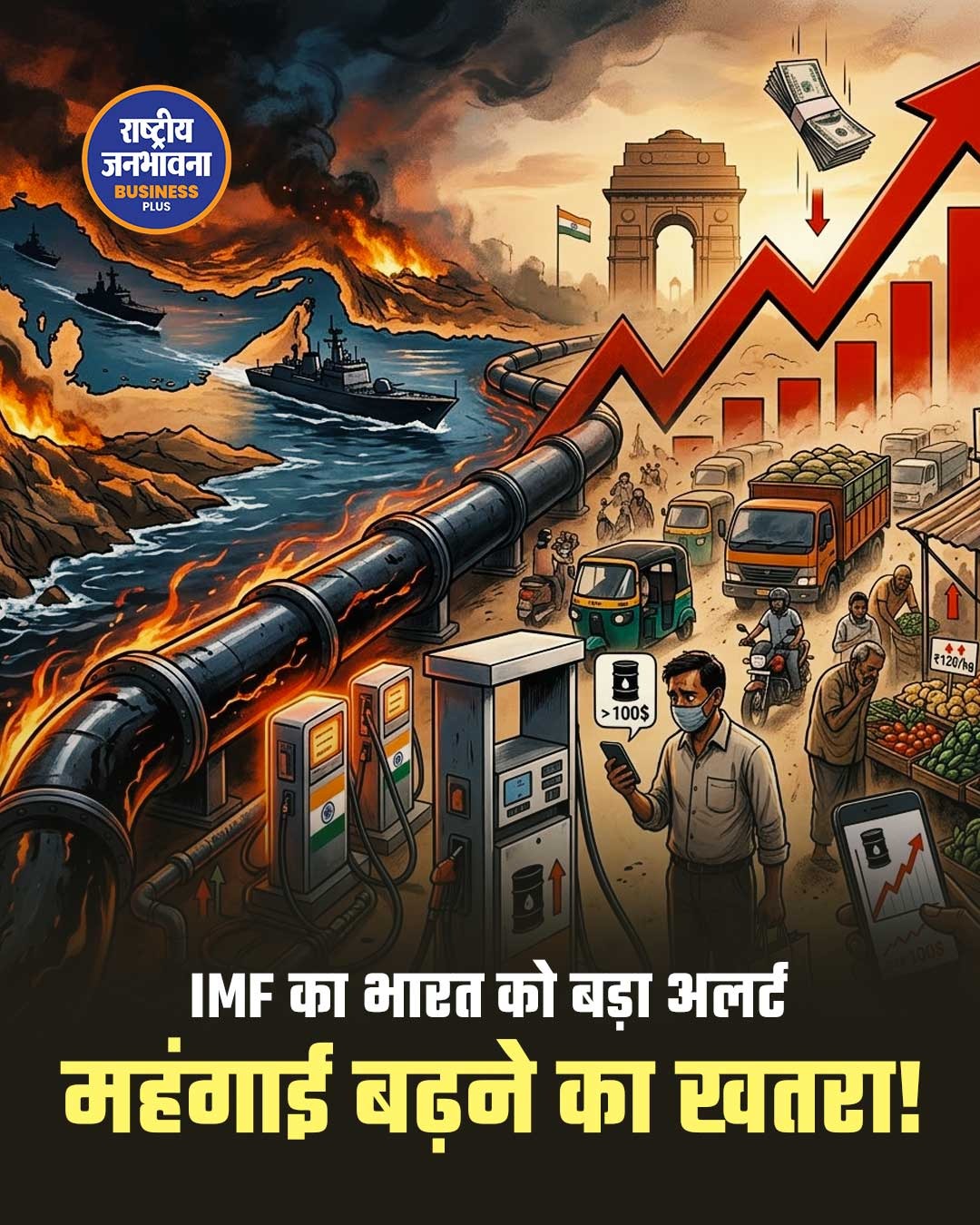 अमेरिका-ईरान युद्ध का असर: IMF ने भारत के लिए जारी किया बड़ा आर्थिक अलर्ट