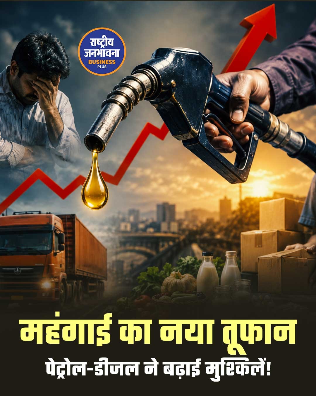 पेट्रोल-डीजल की बढ़ती कीमतों से बढ़ी महंगाई की चिंता, रोजमर्रा की चीजें हो सकती हैं महंगी