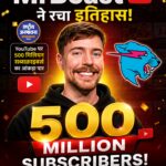 MrBeast ने रचा इतिहास, 500 मिलियन सब्सक्राइबर्स का आंकड़ा पार करने वाले बने दुनिया के पहले व्यक्तिगत क्रिएटर