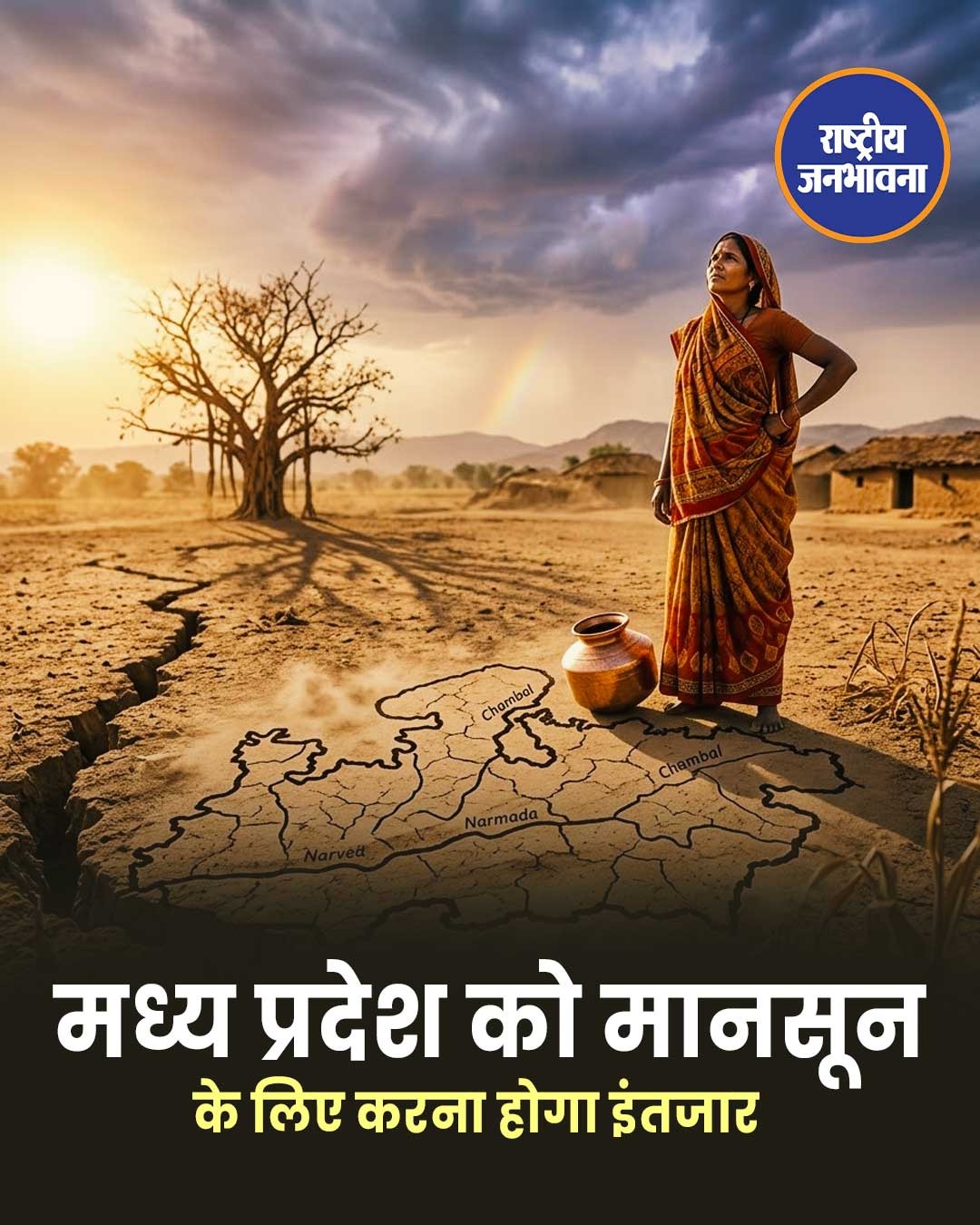 मध्य प्रदेश में मानसून की एंट्री में होगी देरी, जून के तीसरे सप्ताह में पहुंचने के आसार