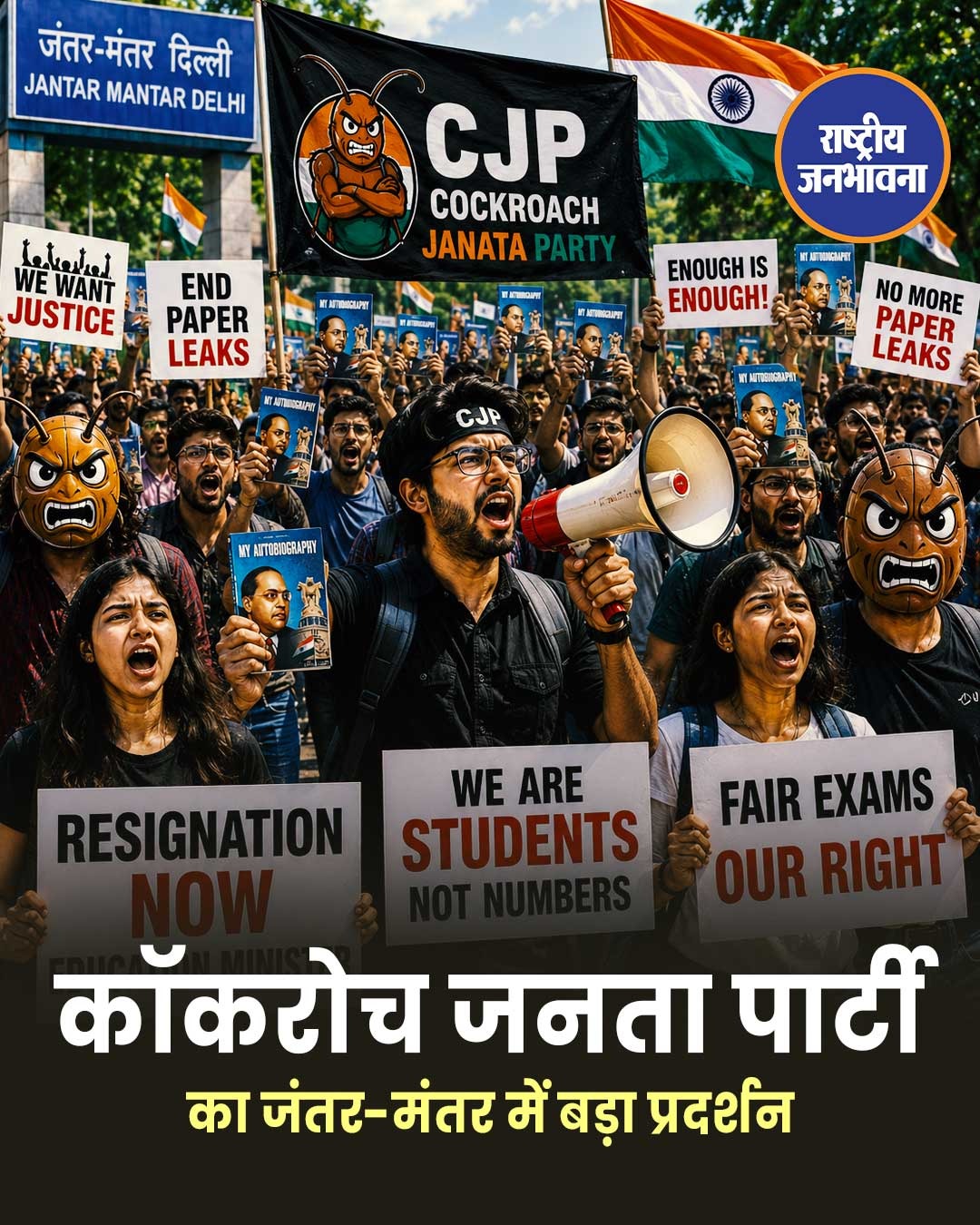 जंतर-मंतर पर CJP का प्रदर्शन शुरू, अभिजीत डिपके पहुंचे दिल्ली; सुरक्षा के कड़े इंतजाम