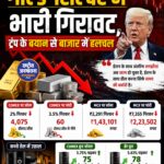 ट्रंप के बयान से सोना-चांदी में बड़ी गिरावट, कच्चे तेल में जोरदार उछाल