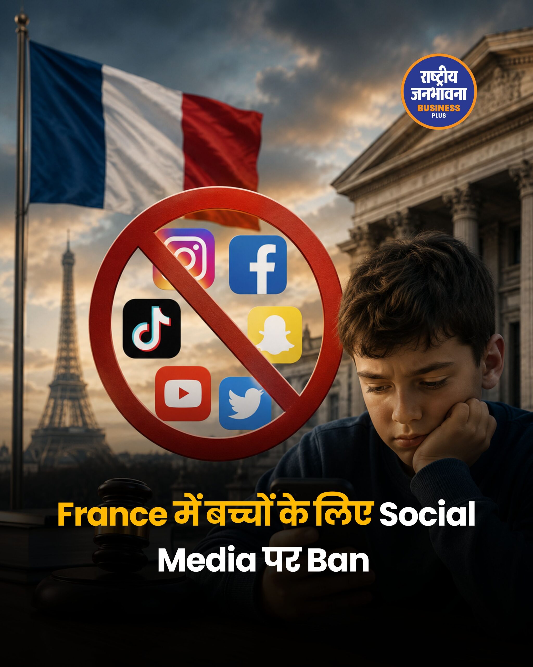 फ्रांस में 15 साल से कम उम्र के बच्चों के सोशल मीडिया इस्तेमाल पर रोक, संसद ने कानून को दी मंजूरी