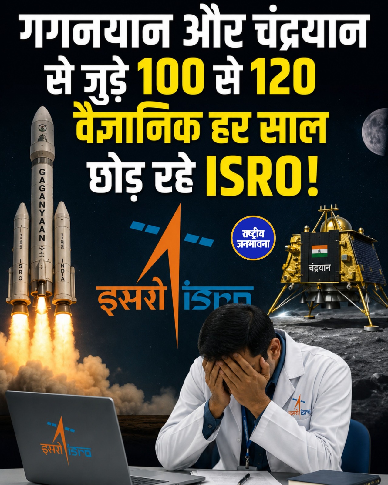 ISRO में इस्तीफों पर सख्ती, Gaganyaan मिशन से जुड़े वैज्ञानिकों की VRS और Resignation पर नई गाइडलाइन