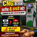 दिल्ली-NCR में फिर बढ़े CNG के दाम, चार महीने में करीब ₹10 महंगी हुई गैस