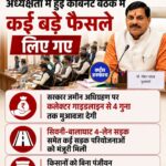 मध्यप्रदेश कैबिनेट के बड़े फैसले: जमीन अधिग्रहण पर 4 गुना मुआवजा, सिवनी-बालाघाट फोरलेन को मंजूरी