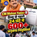 MP स्कूल शिक्षा विभाग में 600 से ज्यादा अनुकंपा नियुक्तियां, CM Mohan Yadav की समीक्षा से पहले तेजी