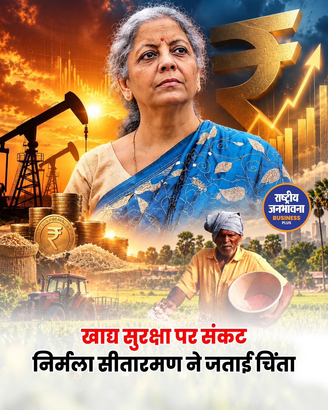 खाद्य संकट का खतरा, निर्मला सीतारमण ने प्रमुख समुद्री मार्गों में व्यवधान पर जताई चिंता